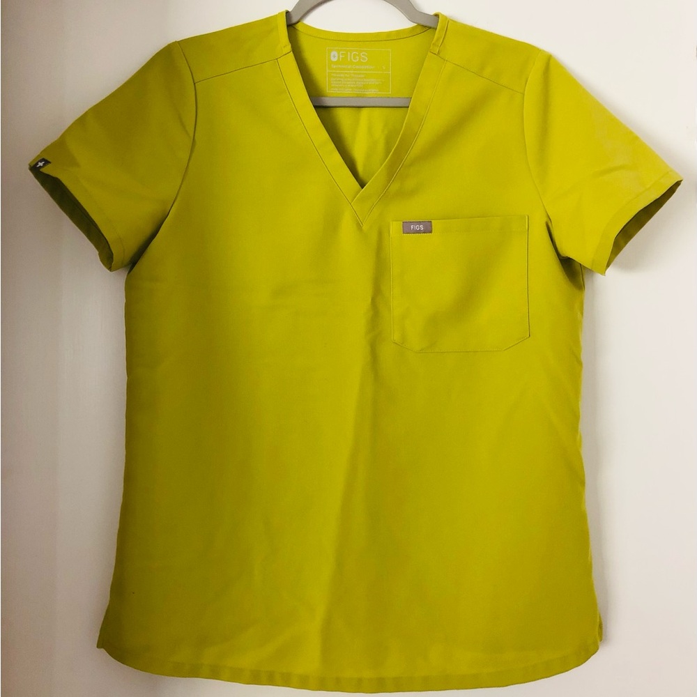FIGS Limeade Catarina™ - One-Pocket Scrub Top